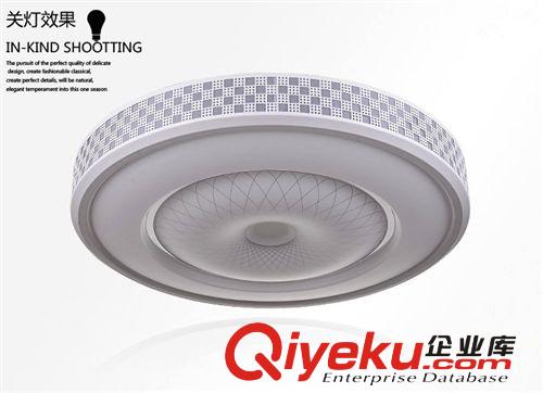 LED工程鐵藝吸頂圓燈 時尚簡約客廳臥室吸頂燈燈飾特價廠家批發原始圖片2