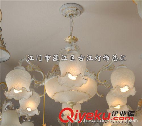 批發歐式吊燈 田園吊燈 客廳燈 臥室吊燈 吊燈 燈具雙層大燈原始圖片2