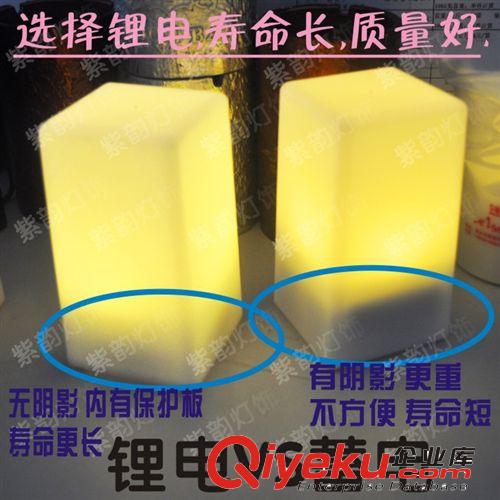 重磅推出 全新升級(jí)  鋰電充電蠟燭 酒吧用品 LED充電吧臺(tái)燈