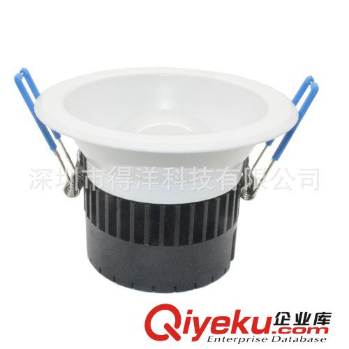 車鋁led新品筒燈9W 貼片2835 高亮3寸圓形防霧燈 LED照明廠家原始圖片3