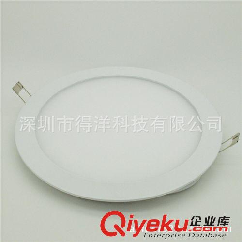 廠家現貨批發 LED面板燈 15W 圓形 SMD 2835 75LED  LED超薄筒燈原始圖片2