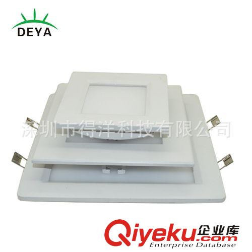 面板筒燈 led超薄筒燈 方形 白色 12W 側發光 現貨 tj led天花原始圖片3