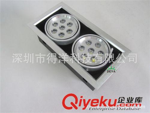 LED格柵燈 射燈 商場(chǎng)照明燈 14W 車(chē)鋁 大功率斗膽燈 普瑞原始圖片3