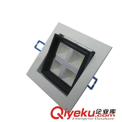 【信譽(yù){dy}】 方形集成筒燈 6W LED筒燈全套節(jié)能 防眩光天花筒燈