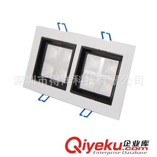 三頭 LED格子燈 LED方形筒燈 可轉動 白色 普瑞質保3年 CE