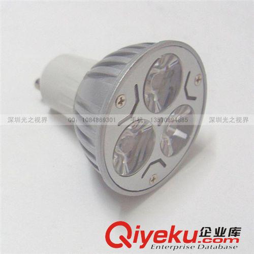 原廠直銷 LED 3*1W MR16 高亮 低壓 12V  可調(diào)光 射燈 壓鑄燈杯