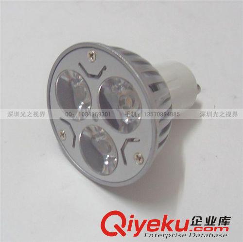 原廠直銷 LED 3*1W MR16 高亮 低壓 12V  可調(diào)光 射燈 壓鑄燈杯