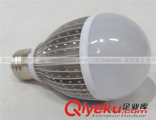 深圳廠家 直銷 鰭片式 LED 大功率 7W 調光 球泡燈 可控硅調光