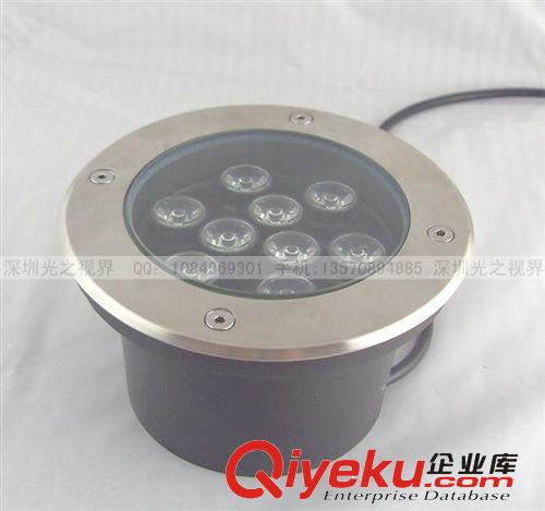 廠家直批 9W  LED 地埋燈 埋地?zé)?RGB 全彩 內(nèi)控 ￠160*60mm tj