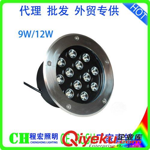 LED地埋燈戶外防水射燈5W6W7W9W36W廣場燈景觀燈埋地?zé)鬉C/DC:12V