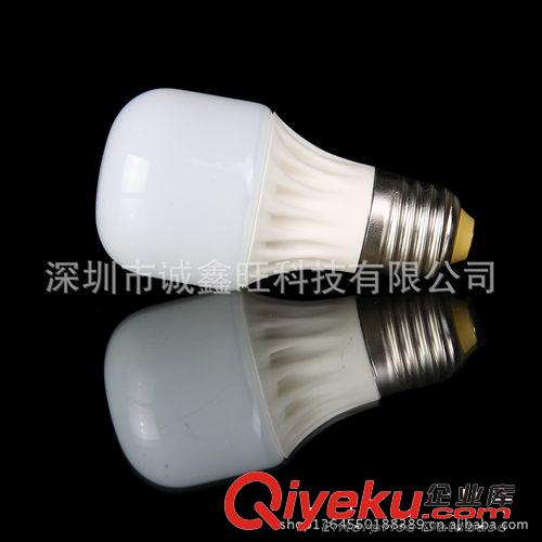 LED陶瓷燈制造商，E27 LED 3W 球泡燈，AC220V高導熱陶瓷球泡燈