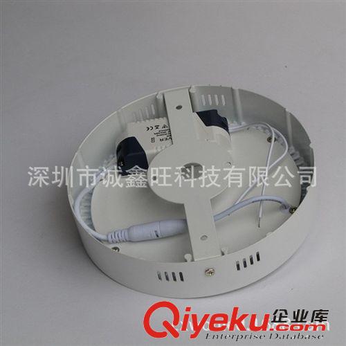 明裝LED18W12W6W圓形面板燈，LED筒燈 平板燈2835貼片面板燈