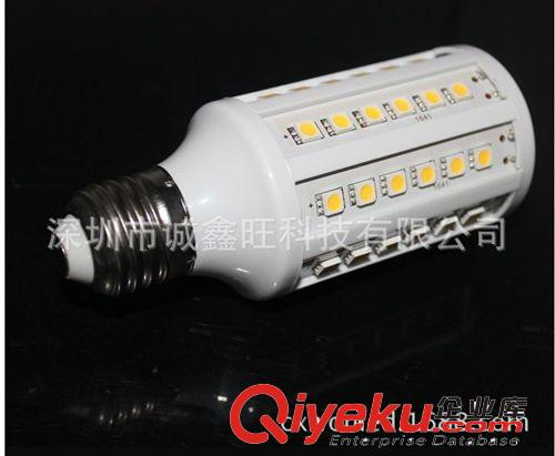 廠家直銷高亮E27/B22/E14 LED 貼片玉米燈 12W玉米燈，60珠