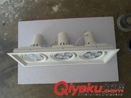 生產供應 大功率led格柵燈105W 三頭集成led格柵燈原始圖片3