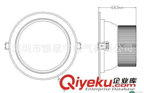 廣東廠家直銷客廳臥室節(jié)能LED筒燈-3w/5w/7w/9w/12w/15w原始圖片3