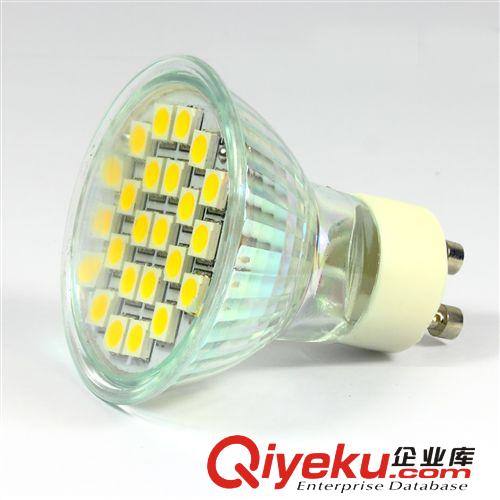 廠家直銷 GU10射燈 5W 24珠5050LED SMD 貼片燈杯 高亮節能