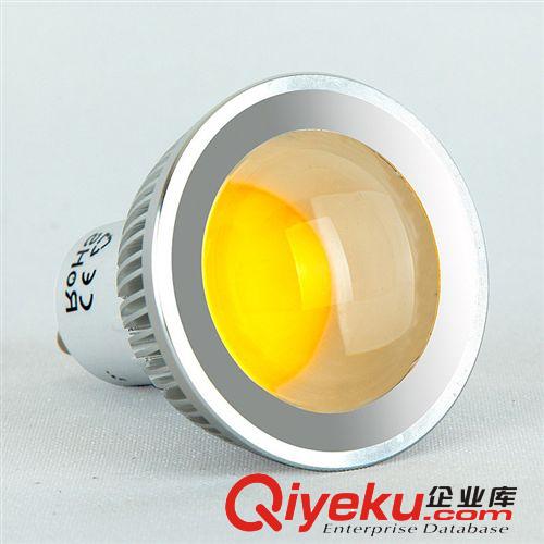 直銷 銀色 MR16射燈 5W COB 集成 射燈 LED 高亮 節(jié)能 寬電壓