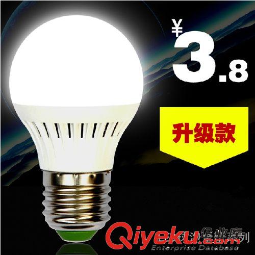 LED灯泡E27螺口 3W5W7W9W12W塑料泡 球泡 节能室内照明灯泡lamp