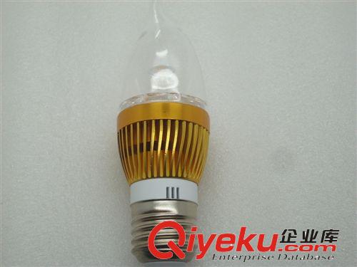 質保兩年 廠家直銷E27  3w LED蠟燭燈  LED節能燈