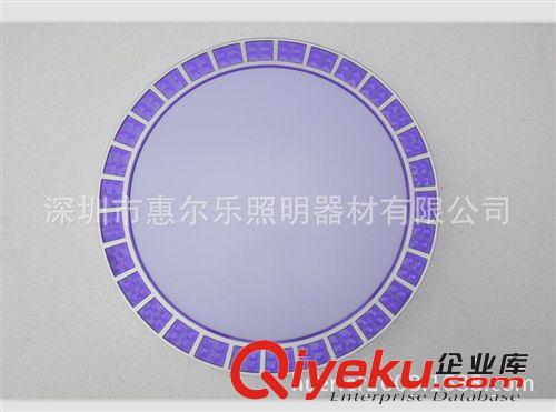 led吸頂燈 浪漫溫馨LED臥室燈圓形亞克力客廳燈 時尚簡約餐廳燈具