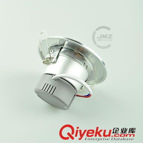 爆款2.5/3/4寸銀色圓型LED貼片一體化電源防務(wù)筒燈天花燈3/5/9W原始圖片2