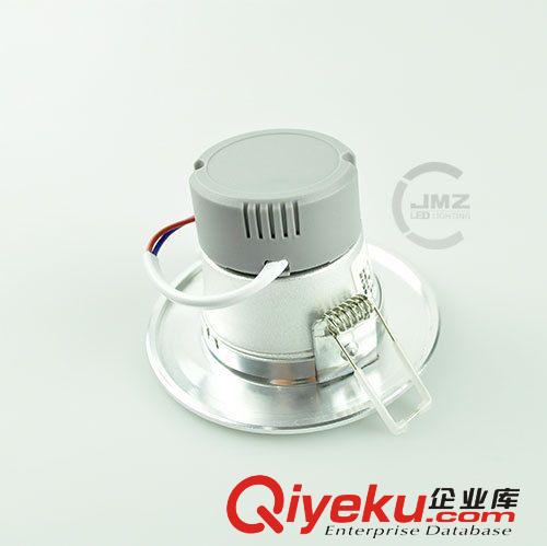 爆款2.5/3/4寸銀色圓型LED貼片一體化電源防務(wù)筒燈天花燈3/5/9W原始圖片3