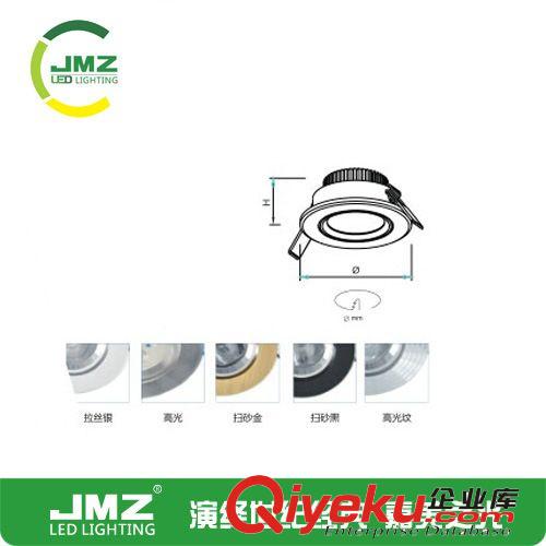 led射燈 背景墻燈  3w 牛眼燈客廳天花燈筒燈原始圖片2