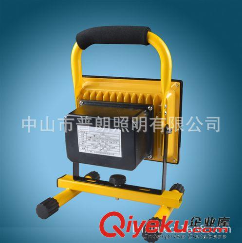LED應急燈手提充電投光燈戶外防水夜市燈10W30W人體感應充電原始圖片3