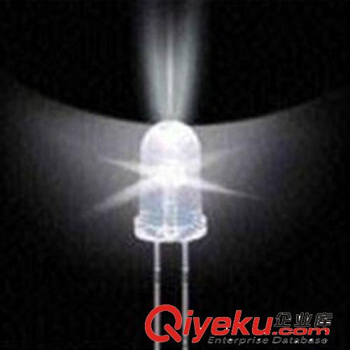 【廠家直銷】大量供應 LED發光二極管 F5圓頭白光 高亮led燈珠