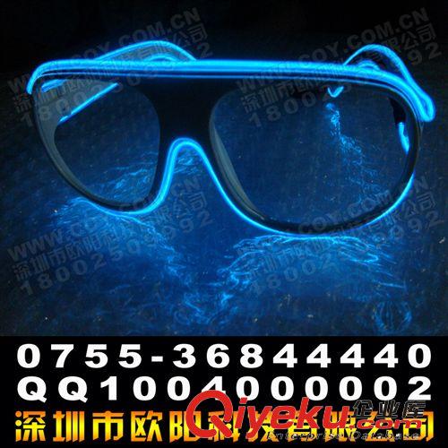卡諾拉 led眼鏡 發(fā)光眼鏡 舞會眼鏡 閃光 EL夜光眼鏡 搞怪整蠱原始圖片3