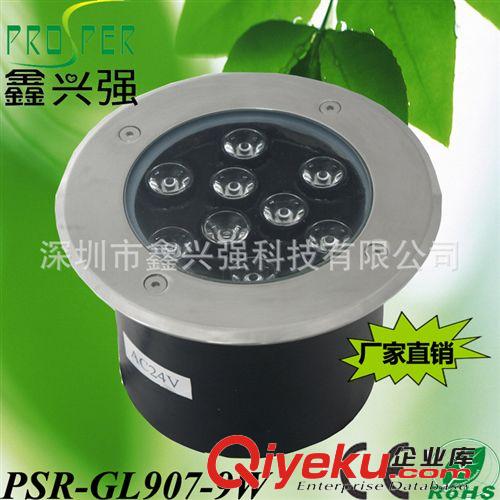 廠家直銷4W|5W|7W|9W|12W|24W大功率不銹鋼LED埋地?zé)?IP67地埋燈原始圖片2