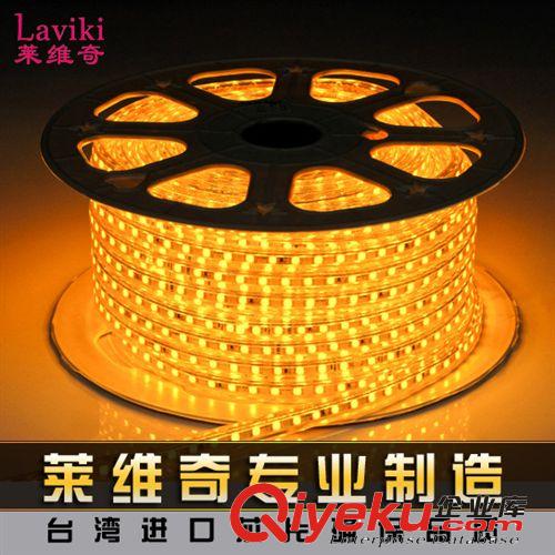 廠家批發(fā)220V高壓 LED燈帶 3528 {zx1}款 單色 60燈 LED軟燈條