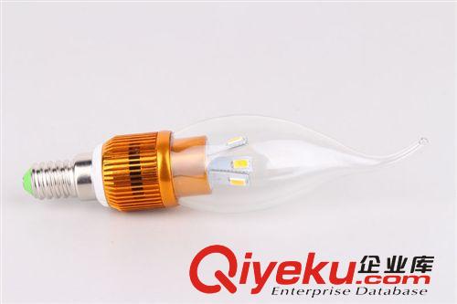 世德廠家直銷 3WLED大功率蠟燭燈 麒片散熱 水晶燈光源專用