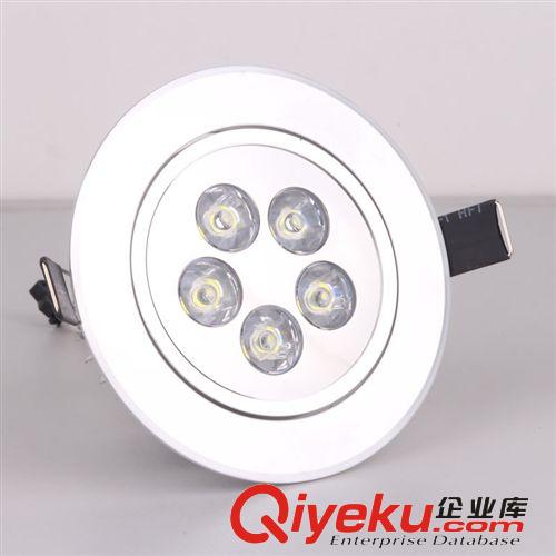 工廠直銷3w5W7w9w12w15w大功率LED天花燈銀色高光led天花射燈
