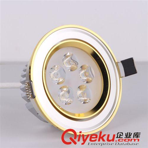 工廠直銷3w5W7w9w12w15w大功率LED天花燈銀色高光led天花射燈
