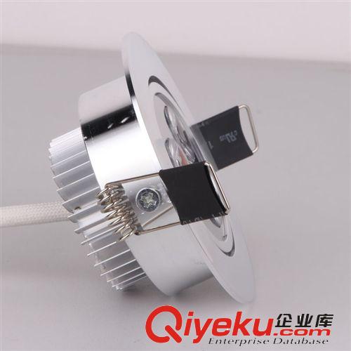 世德照明3W大功率LED天花燈銀色高光酒店客房家居裝修工程專用原始圖片2
