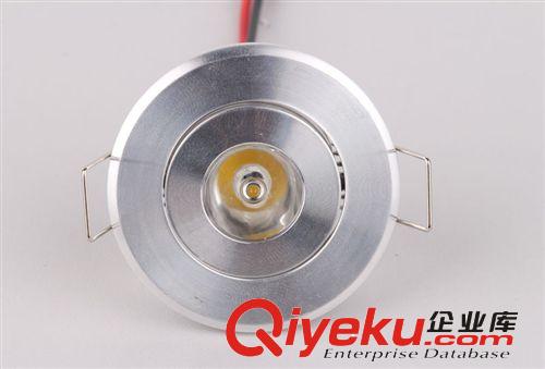世德照明3W大功率LED天花燈銀色高光酒店客房家居裝修工程專用