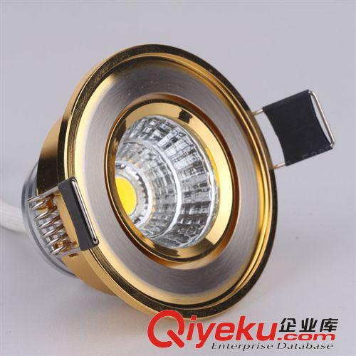 世德照明3W5W雙頭LEDCOB天花燈銀色方形天花射燈廠家直銷批發