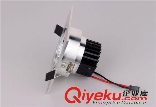 世德照明 LED天花燈 LED射燈 3W  方形天花射燈 LED燈 COB天花燈原始圖片2