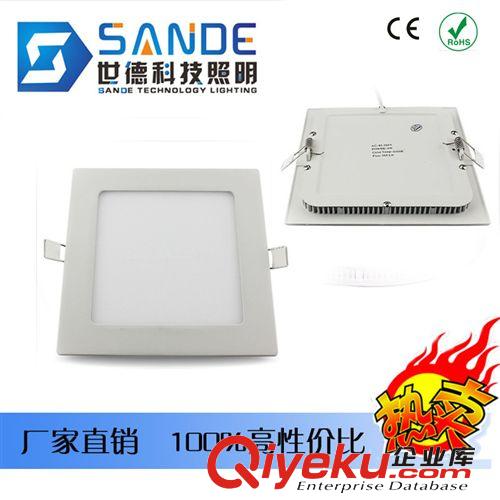 廠家直銷超薄圓形led面板燈超薄筒燈廚衛(wèi)燈高亮3W4W6W9W12W18W