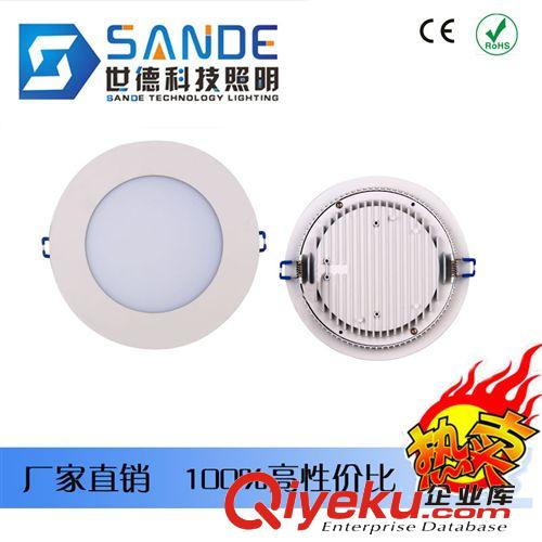 廠家直銷超薄圓形led面板燈超薄筒燈廚衛(wèi)燈高亮3W4W6W9W12W18W