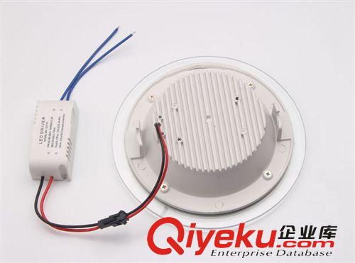 6W12W15WLED玻璃水晶圓形面板燈櫥衛衛浴睡房專用平板燈廠家批發原始圖片3