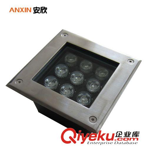 4W9W12W18W方形LED埋地?zé)鬺ed草坪燈 室外射燈 戶外防水燈 走廊燈原始圖片3