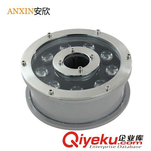 LED噴泉燈水底燈水池?zé)羲戮坝^燈防水戶外射燈RGB七彩變色12V24V原始圖片2