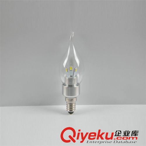 LED燈泡燈具批發(fā) LP1002-3W 超亮節(jié)能led燈泡3W E14LED拉尾燈泡原始圖片3