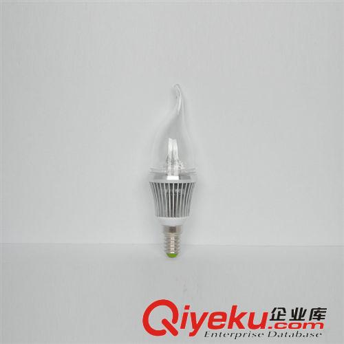 廠家生產(chǎn)LP1002-3W LED尖泡拉尾燈泡 E14LED蠟燭燈尖泡