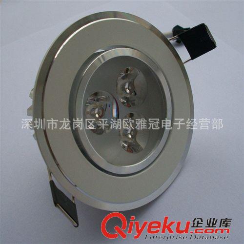 廠家直銷3W LED砂銀天花燈 臺灣晶元