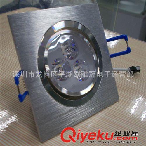 廠家直銷3W方LED天花燈銀色 臺灣晶元原始圖片2