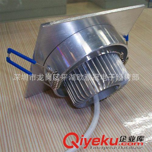 廠家直銷3W方LED天花燈銀色 臺灣晶元原始圖片3