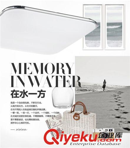 現代簡約長方形LED吸頂燈 臥室 書房 餐廳 房間燈飾    客廳燈光原始圖片2